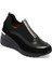 Siyah Hakiki Süet Deri Kadın Sneaker - K24I1AY67143-A01 1