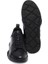 Siyah Hakiki Deri Erkek Sneaker - E24I1AY56664-A23 4