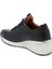 Siyah Hakiki Deri Kadın Sneaker - K24I1AY67145-A23 2