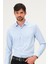 Erkek Klasik Slim Fit Saten Gömlek 2