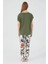 Kadın Yeşil Pijama Takımı 5