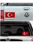 Türk Bayrağı Ay Yıldız Bayrak Araba Oto Motosiklet Karavan Sticker 00068 3