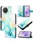 Infinix Not 12 Pro 4g Cüzdan Pu Deri Mermer Desen Kickstand Için Kılıf (Yurt Dışından) 5