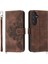 Samsung Galaxy M55 Darbeye Dayanıklı Kabartmalı Bileklik Çoklu Için Flip Case (Yurt Dışından) 1