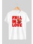 Bargan Giyim Fall In Love Sonbahar Tasarım Tshirt 1