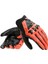 X-Ride Deri Eldiven Black Fluo Red 1