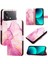 Xiaomi Poco X6 Neo Cüzdan Pu Deri Mermer Desen Kickstand (Yurt Dışından) 5