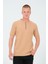 Erkek Slim Fit Yarım Fermuarlı T-Shirt 1