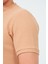 Erkek Slim Fit Yarım Fermuarlı T-Shirt 3