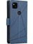 Google Piksel 4A Kickstand Üç Kart Yuvaları Darbeye Şok Için Flip Case (Yurt Dışından) 5