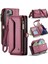 Kadınlar Için Crossbody Durumda iphone 14 Artı Cüzdan Durumda Cüzdan Fermuar (Yurt Dışından) 1