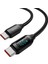 100W Type-C To Type-C Dijital Ekran Hızlı Data/şarj Kablosu 2.m Macbook Xiaomi Samsung Uyumlu 1