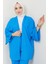 Kimono Pantolon Takım Mavi Hm2434 4