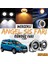Dacia Dokker 2012-2022 Uyumlu Üniversal Mercekli Angel Sis Farı Metal Su Geçirmez 76 mm Turuncu Halkalı Gündüz Farı Angel Eyes 2 Adet 1