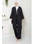 Kimono Pantolon Takım Siyah Hm2434 1