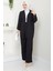 Kimono Pantolon Takım Siyah Hm2434 3