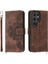 Galaxy S24 Ultra Kabartmalı Çoklu Kredi Kartı Yuvaları Için Flip Case (Yurt Dışından) 1