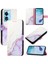 Oppo A77 5G/A97 5g Kickstand Cüzdan Mermer Desen Pu Deri (Yurt Dışından) 5