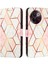 Vivo V30E 5g Mermer Desen Cüzdan Kickstand Pu Deri Için Kılıf (Yurt Dışından) 5