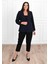 Kadın Astarlı Büyük Beden Blazer Ceket 0101-1 5
