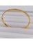 Tekno Trust 1 Yıl Çelik Gold Iç Çevresi 15 Cm. (Bebe Boy) Crtr Ince Taşsız Kelepçe Bileklik Altın Zirkon Taş Çe 3