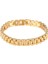 Tekno Trust Altın Gold 316 L Çelik Parlak ve Mat Erkek Bileklik ED02SR Zirkon Taş Çelik 1