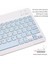 Hometech Alfa 10 Tb 10.1" Uyumlu Kablosuz Bluetooth Şarjlı Mini Q Klavye - Mavi 4