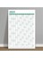 2025 Yıllık Planlayıcı Duvar Takvim Yeşil Yearly Wall Planner 2
