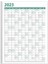 2025 Yıllık Planlayıcı Duvar Takvim Yeşil Yearly Wall Planner 4