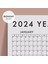 Gri Renk 2025 Yıllık Planlayıcı Duvar Takvimi, 2025 Takvim, Yıllık Plan, Aylık Planlayıcı 2