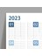 2025 Yıllık Planlayıcı Duvar Takvim Mavi Renk Yearly Wall Planner 3