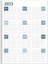2025 Yıllık Planlayıcı Duvar Takvim Mavi Renk Yearly Wall Planner 4