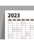 2025 Yıllık Planlayıcı Duvar Takvim Bej Yearly Wall Planner 3