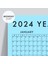 Mavi Renk 2025 Yıllık Planlayıcı Duvar Takvimi, 2025 Takvim, Yıllık Plan, Aylık Planlayıcı 2