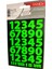 STC-558 Rakam Etiket 23 mm – Neon Yeşil (2 Syf) 1