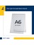 Pvc Çatı Formatlı A6 Menü, Masaüstü Standı Dikey, Şeffaf, 10 cm x 15 cm - 10'lu Paket 1