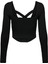 Onllısa Ls Squareneck Knt Kadın Siyah Kazak - 15300377 4