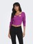 Onllısa Ls Squareneck Knt Kadın Mor Kazak - 15300377 2