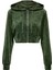 Onlrebel L/s Cropped Zıp Hood Swt Kadın Yeşil Sweatshirt - 15302591 1