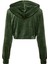 Onlrebel L/s Cropped Zıp Hood Swt Kadın Yeşil Sweatshirt - 15302591 2