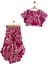 Kız Çocuk Beli Lastikli Desenli Pantolon Bluz Takım 1