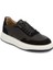 Siyah Deri Erkek Sneaker - E24I1AY56826-W19  Siyah 1