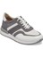 Gri Deri Erkek Sneaker - E24I1AY56863-T3O  Gri 1