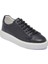 Lacivert Hakiki Deri Erkek Sneaker - E24I1AY56697-A38 1