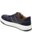 Lacivert Hakiki Deri Erkek Sneaker - E24I1AY56826-W32 2