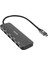 SW-U518 Gri Metal USB 3.. To 3*usb3.0, 1*typec Pd 1*4k HDMI Adaptör 1