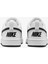 Court Borough Low Recraft Kadın Siyah SNEAKER.104 3