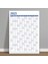 2025 Yıllık Planlayıcı Duvar Takvim Mavi Yearly Wall Planner 2