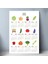 Mutfak Poster Takvim, 2025 Sebzeli Vegan Duvar Takvimi 2