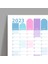 2025 Yıllık Planlayıcı Duvar Takvimi Mavi Mor Wall Planner 5